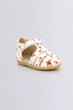 Kickers Sandales|Voûte Plantaire-Bigflo cerise Blanc