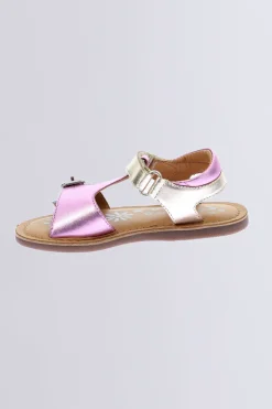 Kickers Sandales Et Nu-Pieds-Diazz Marine Rose (24-34) Or