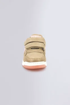 Kickers Baskets|Semelle Amovible Avec Indicateur De Croissance-Kalido Beige Brillant Or