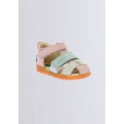 Kickers Sandales|Sandales Et Nu-Pieds-Kick bazar multicolore Rose