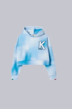 Kickers Sweats|Sweats-Kick Crop Bleu