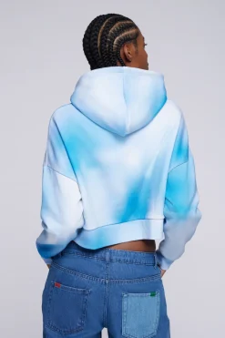 Kickers Sweats|Sweats-Kick Crop Bleu