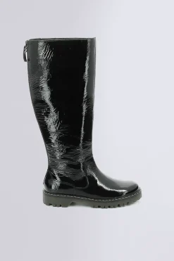 Kickers Boots Et Bottines-Kick Deckboot Vernis Noir