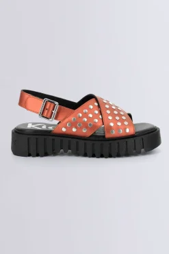 Kickers Sandales Et Nu-Pieds-Kick Fact Cuivre