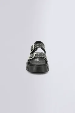 Kickers Sandales Et Nu-Pieds-Kick Falk Noir