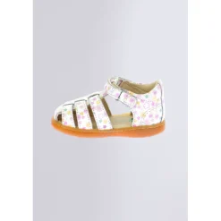 Kickers Sandales|Sandales Et Nu-Pieds-Kick Flo Imprimé Blanc