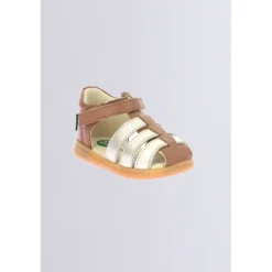 Kickers Sandales|Sandales Et Nu-Pieds-Kick Flo Or Camel