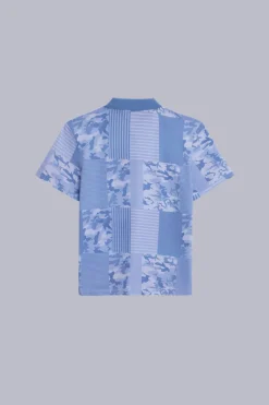 Kickers Polos|Polos-Kick Polo Camouflage Bleu