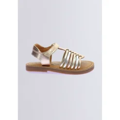 Kickers Sandales Et Nu-Pieds-Kick prella rose métallisé Or