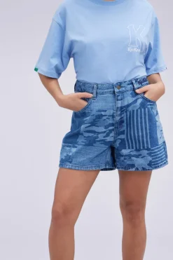 Kickers Kick For Good|Shorts-Kick Short Camouflage Bleu