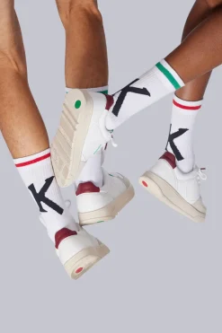Kickers Chaussettes|Chaussettes-Kick Socks hes Blanc