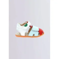 Kickers Sandales|Sandales-Kick Sumkratch Rouge Bleu Blanc