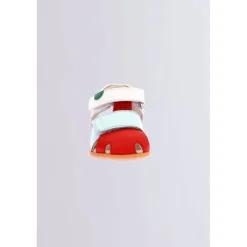 Kickers Sandales|Sandales-Kick Sumkratch Rouge Bleu Blanc