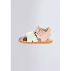 Kickers Sandales|Sandales Et Nu-Pieds-Kick Sumkratch Violet Blanc Rose