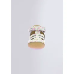 Kickers Babies Et Salomés|Chaussures Premiers Pas-Kick Sushyk Imprimé Blanc