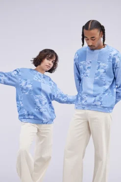 Kickers Sweats-Kick Sweat Camouflage Bleu