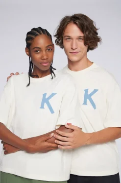 Kickers T-Shirts|T-Shirts-Kick TShirt Écru