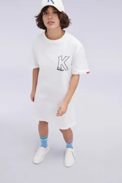 Kickers Kick For Good|Robes Et Jupes-Kick Tshirt Dress he Blanc