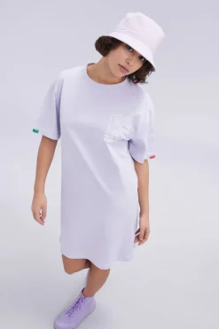 Kickers Kick For Good|Robes Et Jupes-Kick Tshirt Dress Lilas Violet