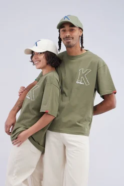 Kickers T-Shirts|T-Shirts-Kick TShirt Kaki