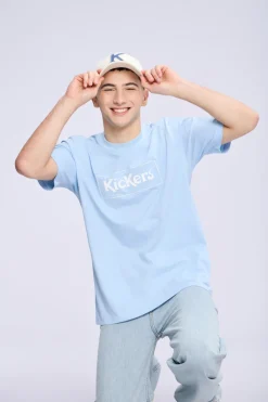 Kickers T-Shirts|T-Shirts-Kick Waysta clair Bleu