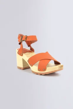 Kickers Kick For Good|Sandales Et Nu-Pieds-Kick Wise Orange