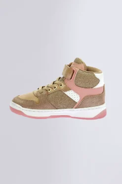 Kickers Baskets|Semelle Amovible Avec Indicateur De Croissance-Kickado Dé Rose Or