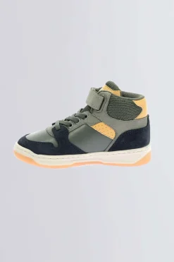 Kickers Baskets|Semelle Amovible Avec Indicateur De Croissance-Kickado Kaki