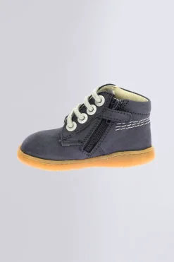 Kickers Bottillons|Bottines-Kickbillista chien Marine