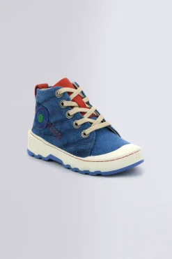 Kickers Baskets-KICKRUP ROUGE Bleu