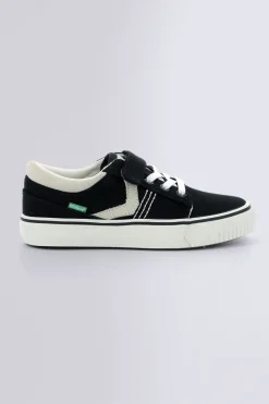 Kickers Baskets|Baskets-Kickslidi Blanc Noir