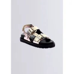 Kickers Sandales Et Nu-Pieds-Neosummer Kid Rosé Or