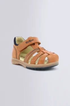 Kickers Sandales|Sandales-Platiback Camel