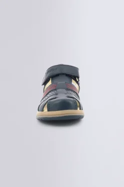 Kickers Voûte Plantaire|Chaussures Premiers Pas-PLATINIUM Marine