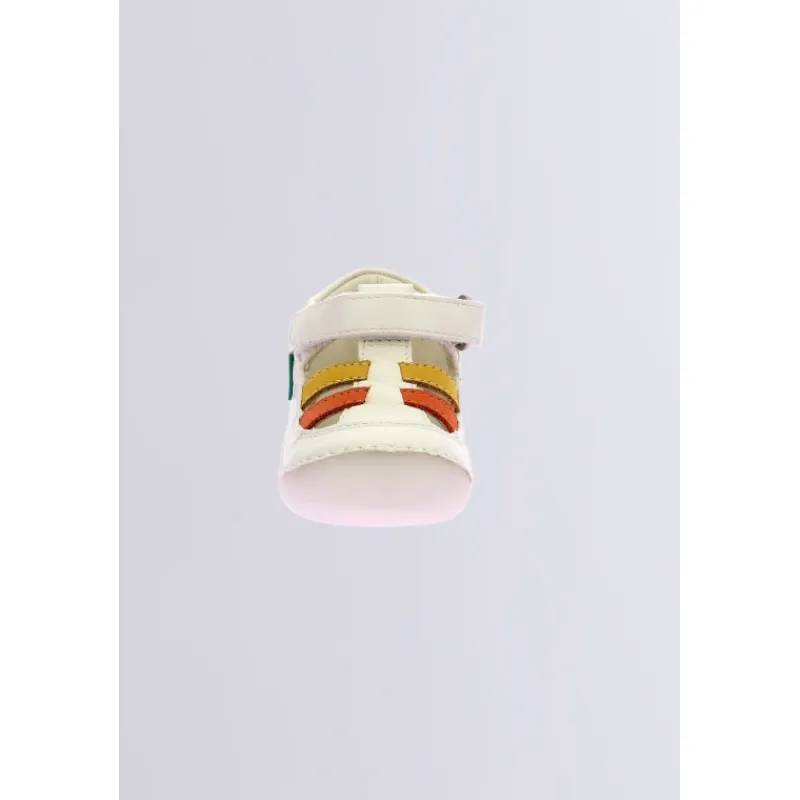 Kickers Babies Et Salomés|Babies Et Salomés-Sushy Tricolore Blanc